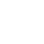 White circle with Facebook icon in center